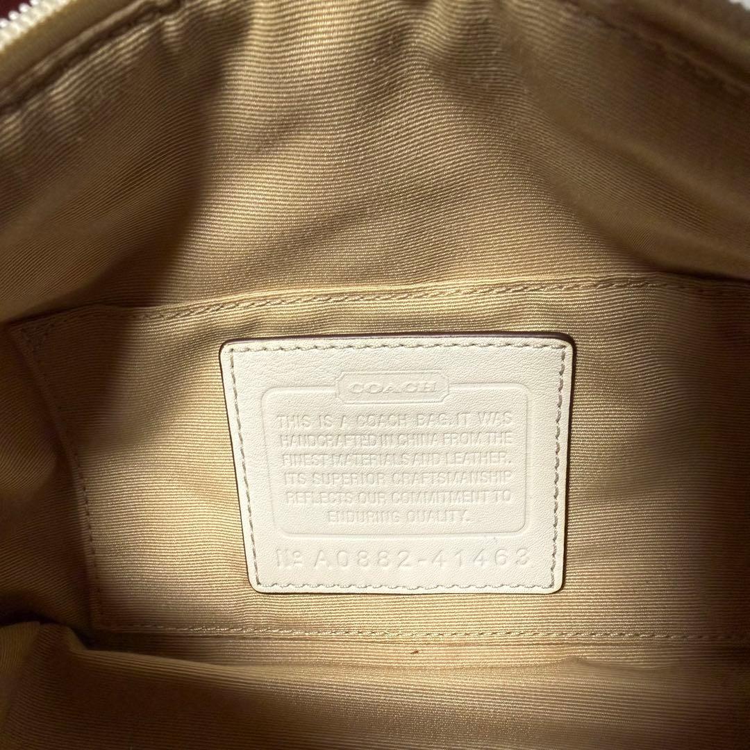 【新品未使用】COACH キャンバス ハンドバッグ コーチ