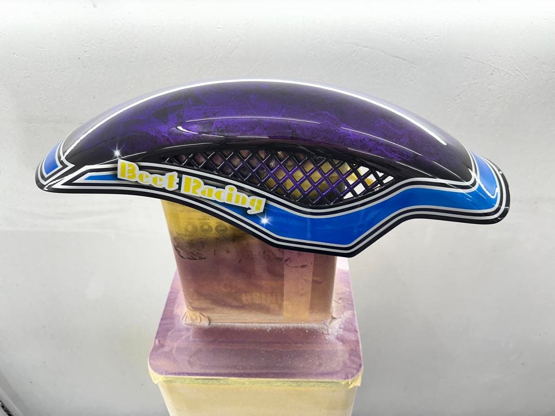 塗りたて！GS400外装セットE2ライン紫青ラップ塗装