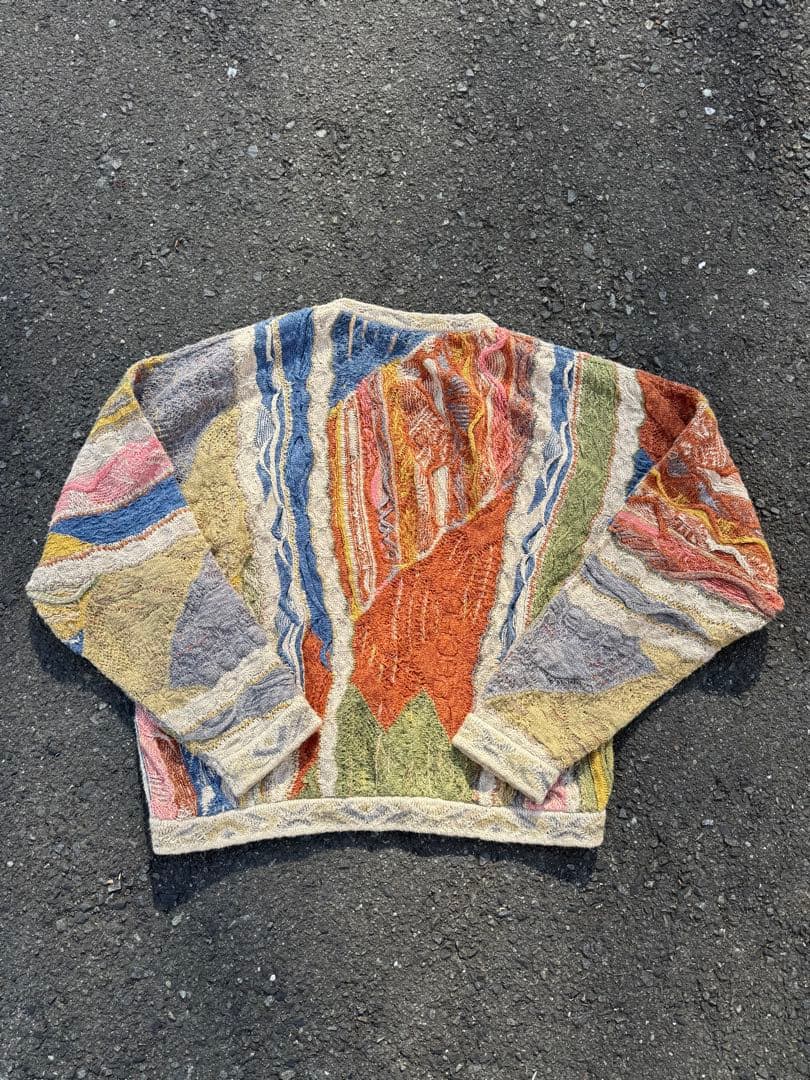クージー　マルチカラーニットセーター COOGI