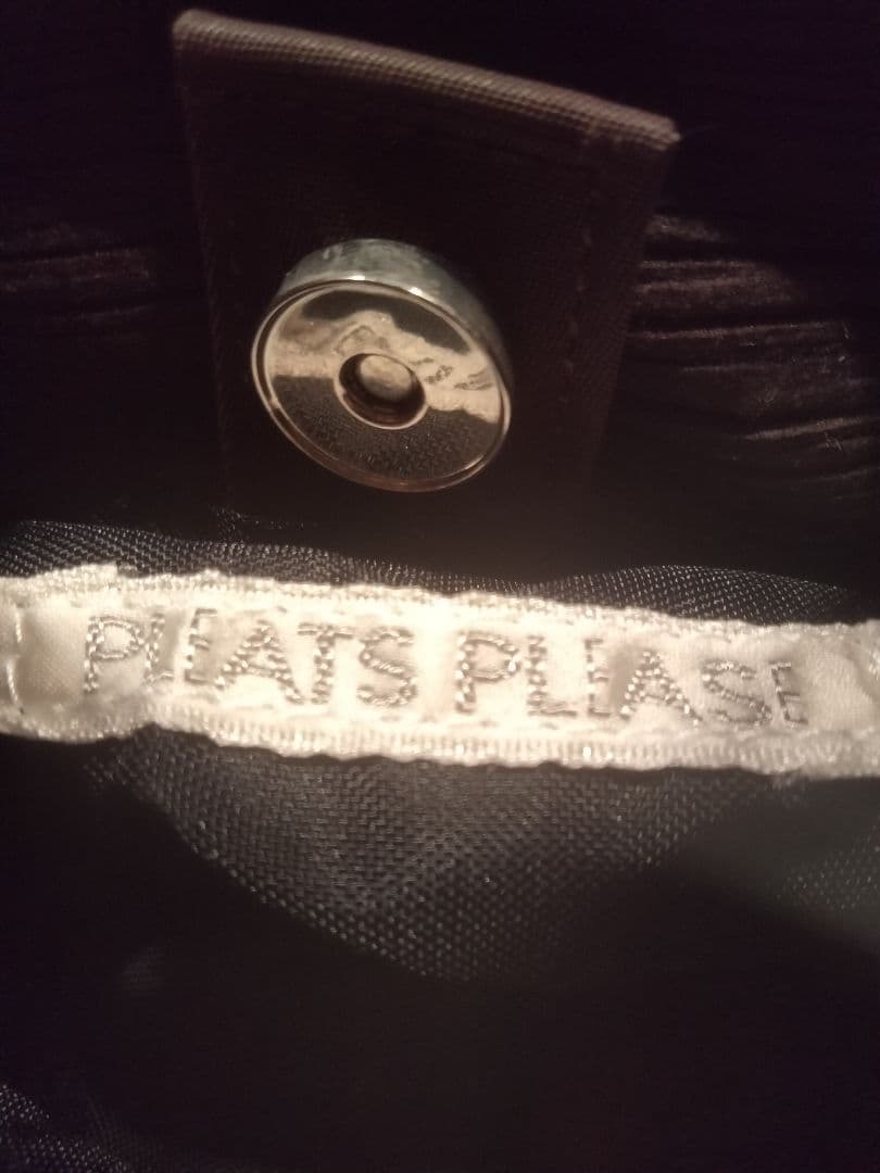 希少新品 イッセイミヤケプリーツプリーズ茶色トートバッグ変形手さげバッグ