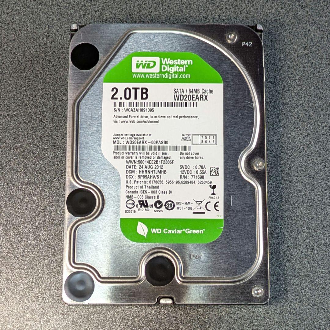 3.5インチ HDD 2個セット 6TB+2TB