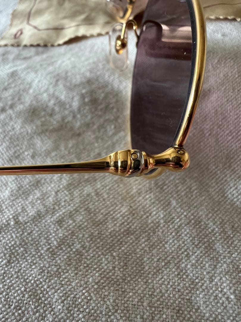 小物 90s old Cartier gold Boston l frame