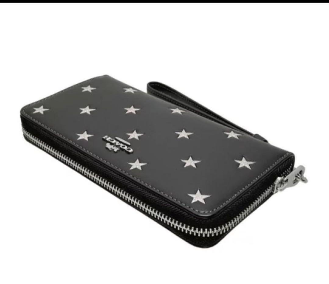 初売りコーチ 長財布 ★COACH★ スムースレザーシルバースターアコーディオン