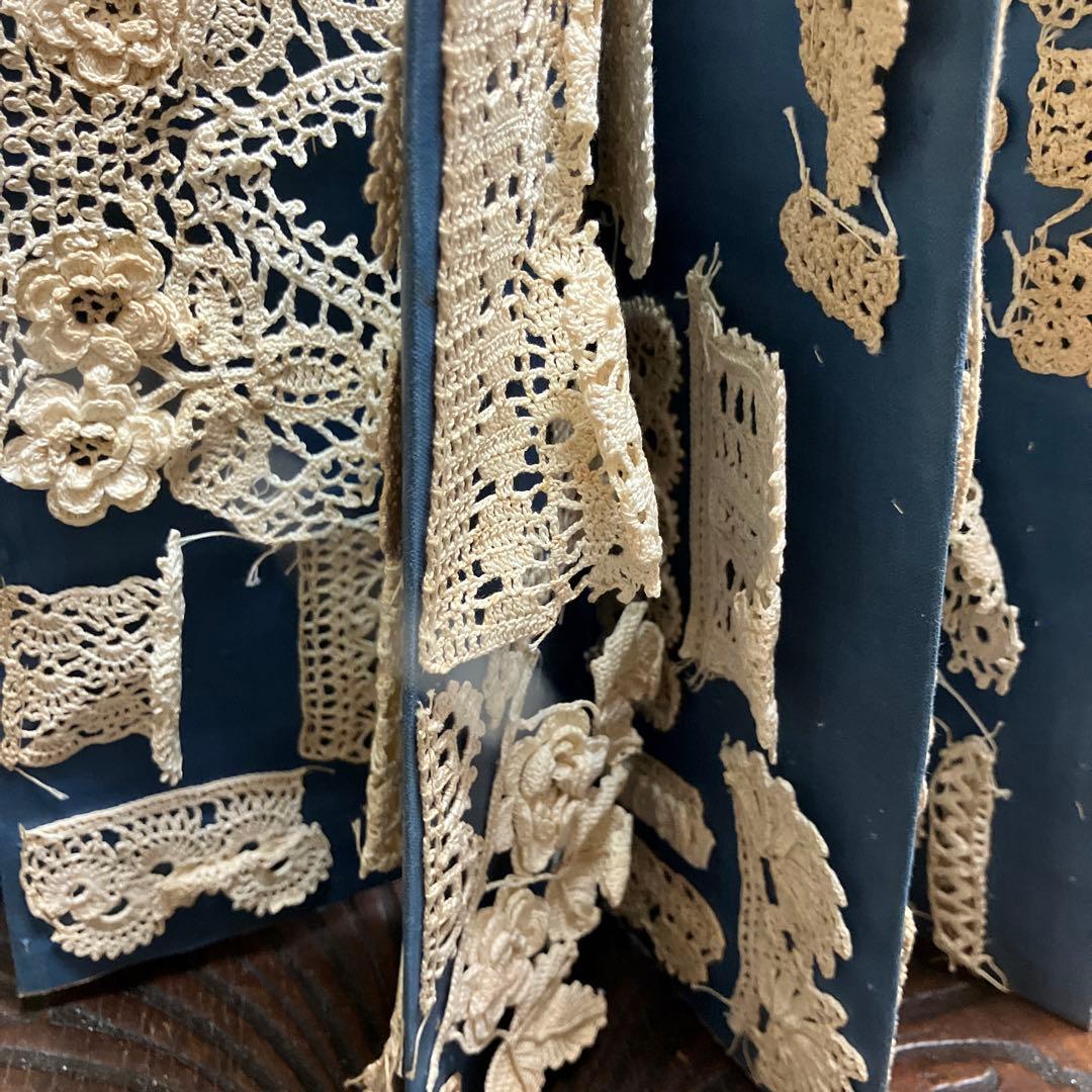 フランスヴィクトリア時代のレースの見本帳