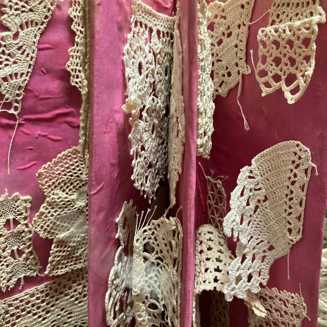 フランスヴィクトリア時代のレースの見本帳