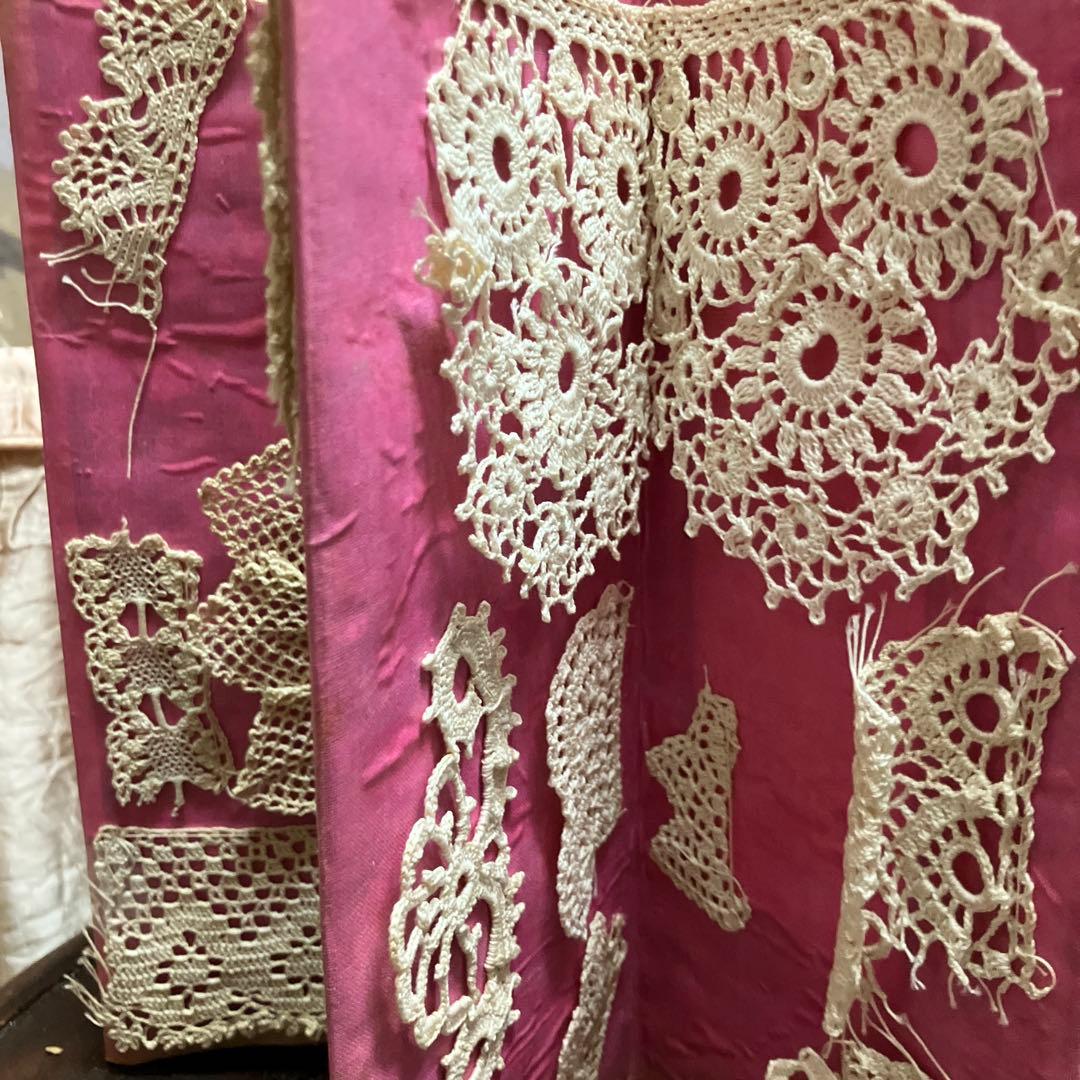 フランスヴィクトリア時代のレースの見本帳