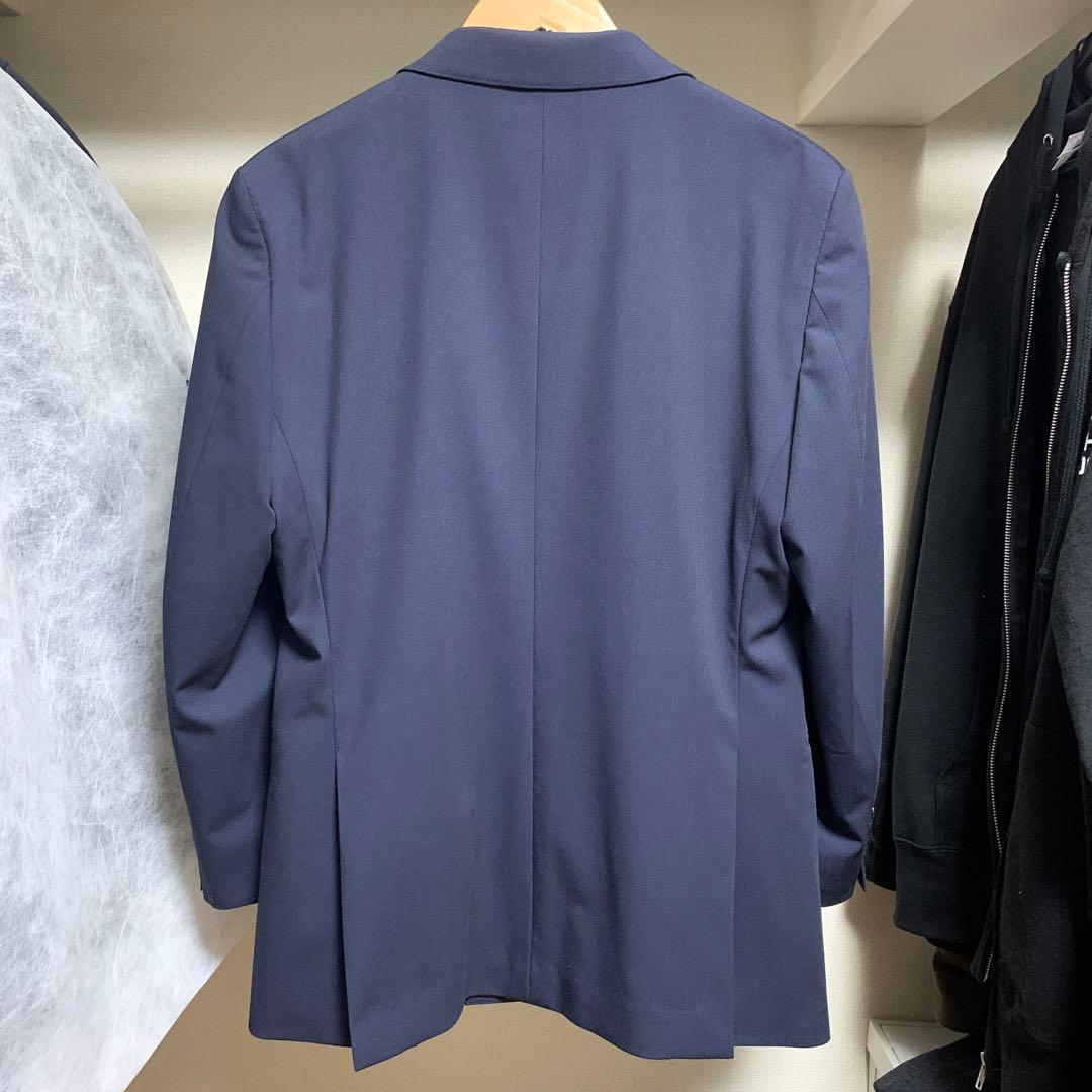 【新品未使用】ORIHICAオリヒカダブルスーツジャケットネイビー