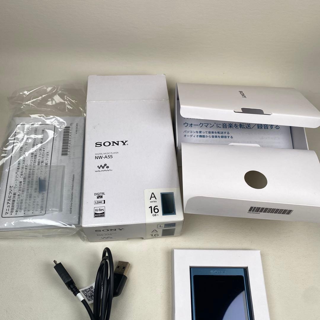 SONY NW-A55 ムーンリットブルー　美品