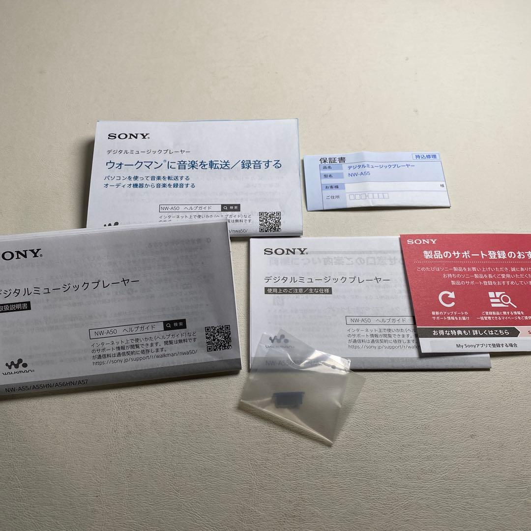 SONY NW-A55 ムーンリットブルー　美品