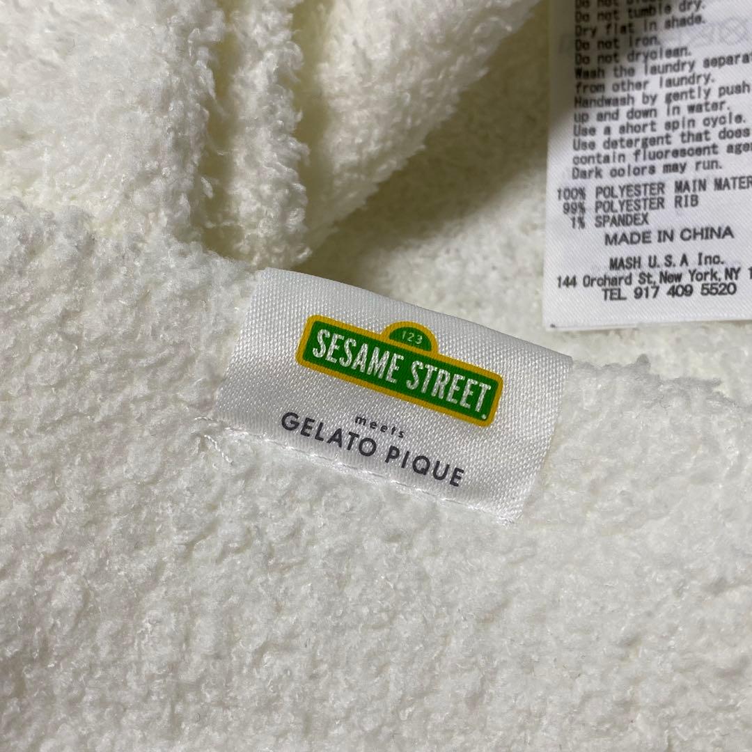 ジェラートピケ ビッグバード ブランケット セサミストリート