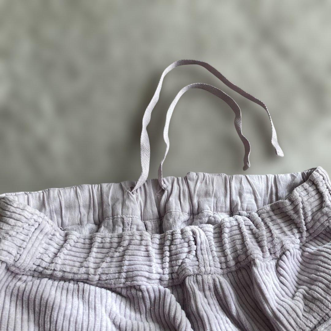 ネストローブ It's ME 太畝カラーコーデュロイパンツnestRobe