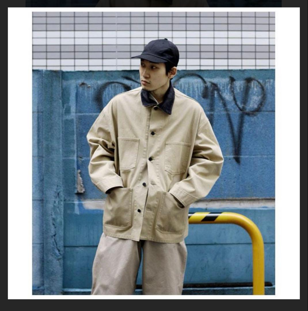 DKINTERIMハイパービックオックスフォード ミリタリーカバーオール