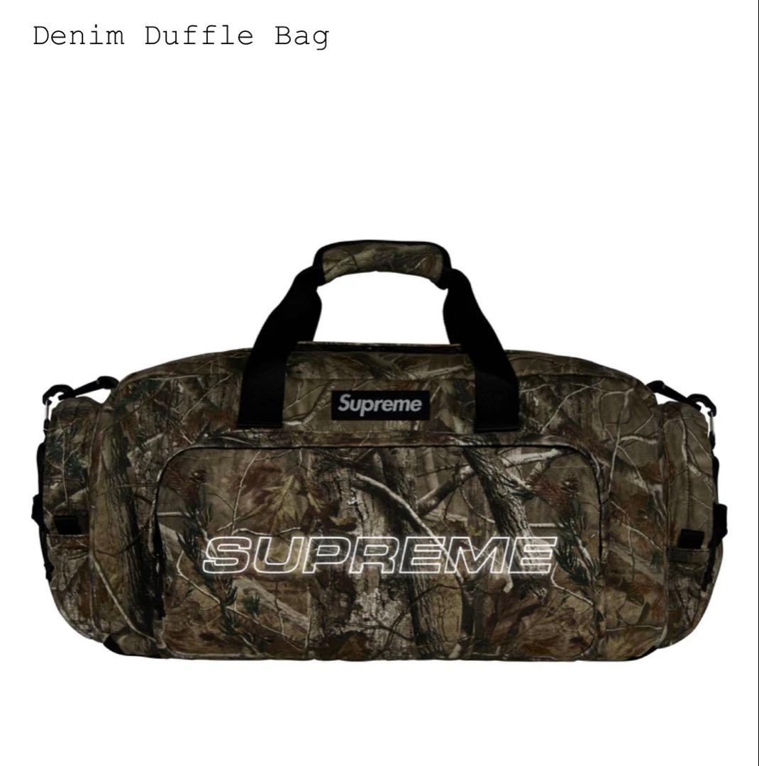 Supreme Denim Duffle Bag カモ