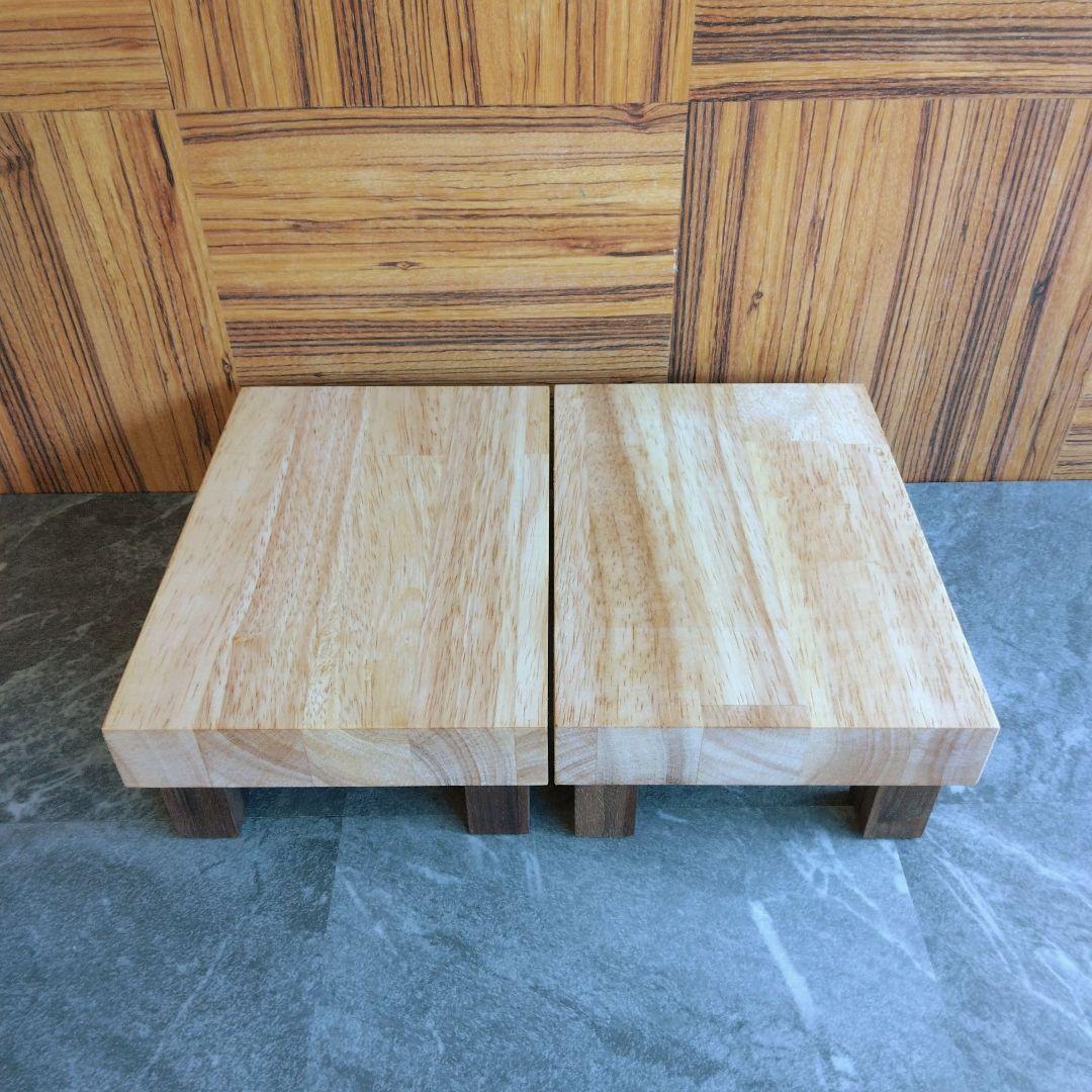 木製スピーカースタンド一対