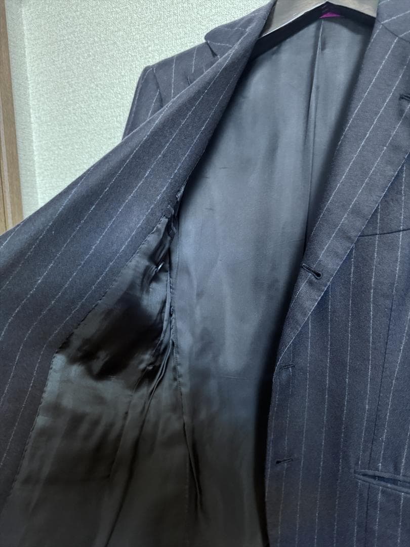DALCUORE ダルクオーレ　ビームスハウス購入　ネイビーストライプスーツ42