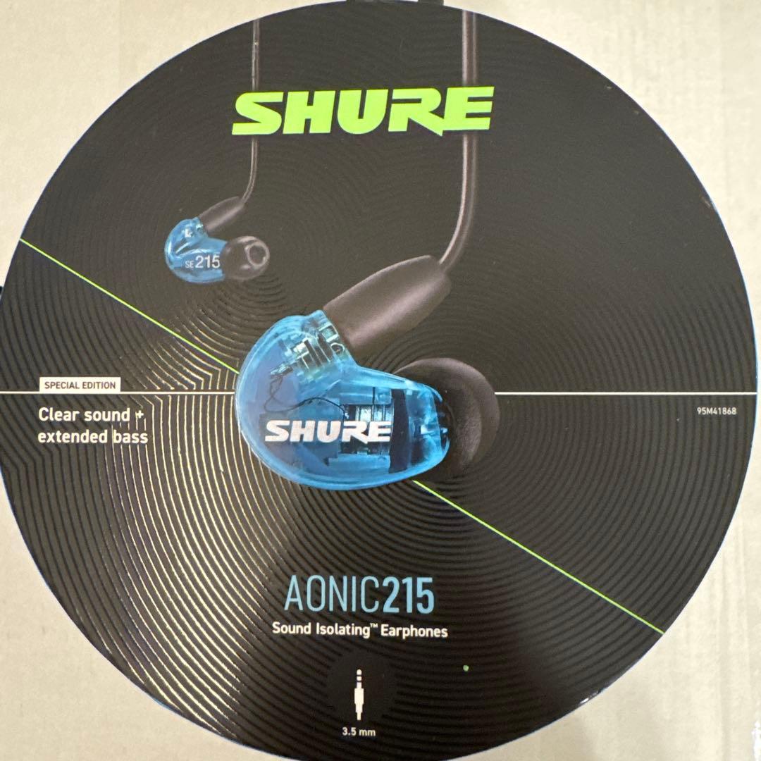 SHURE AONIC215 有線イヤホン