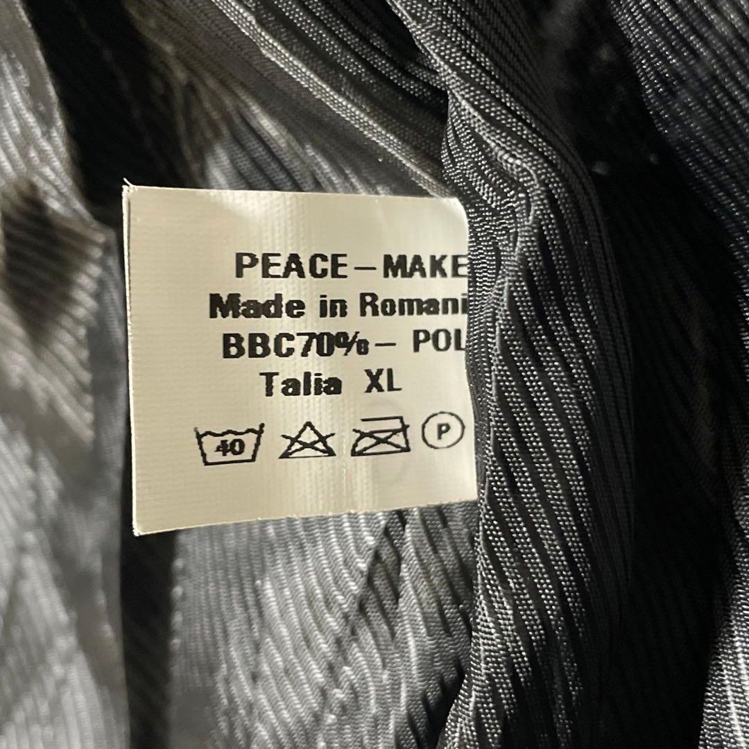 レア PEACEMAKER　ピースマーク 独鈷 ロゴ＆迷彩　中綿ジャケット