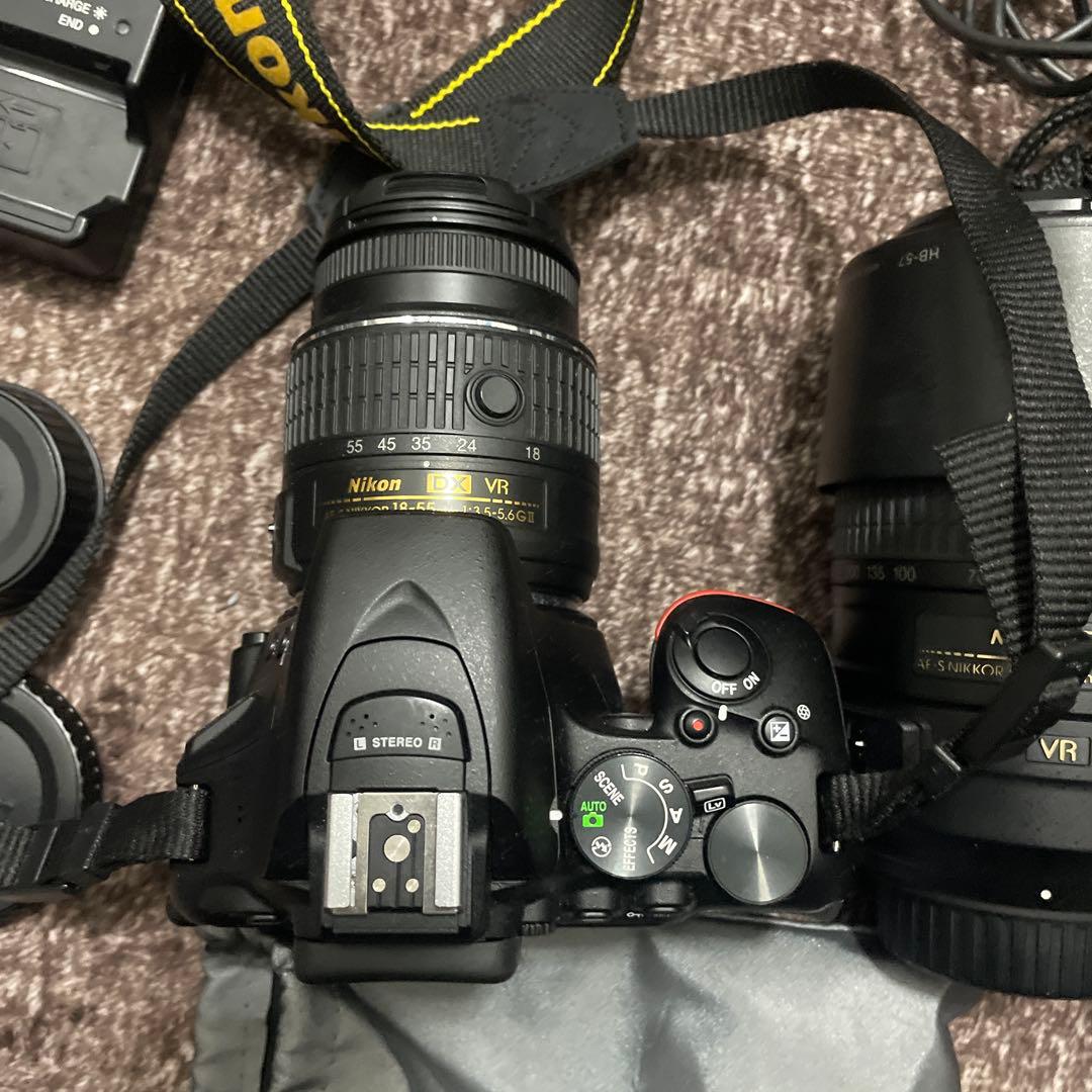 Nikon一眼レフカメラD5500望遠レンズセット