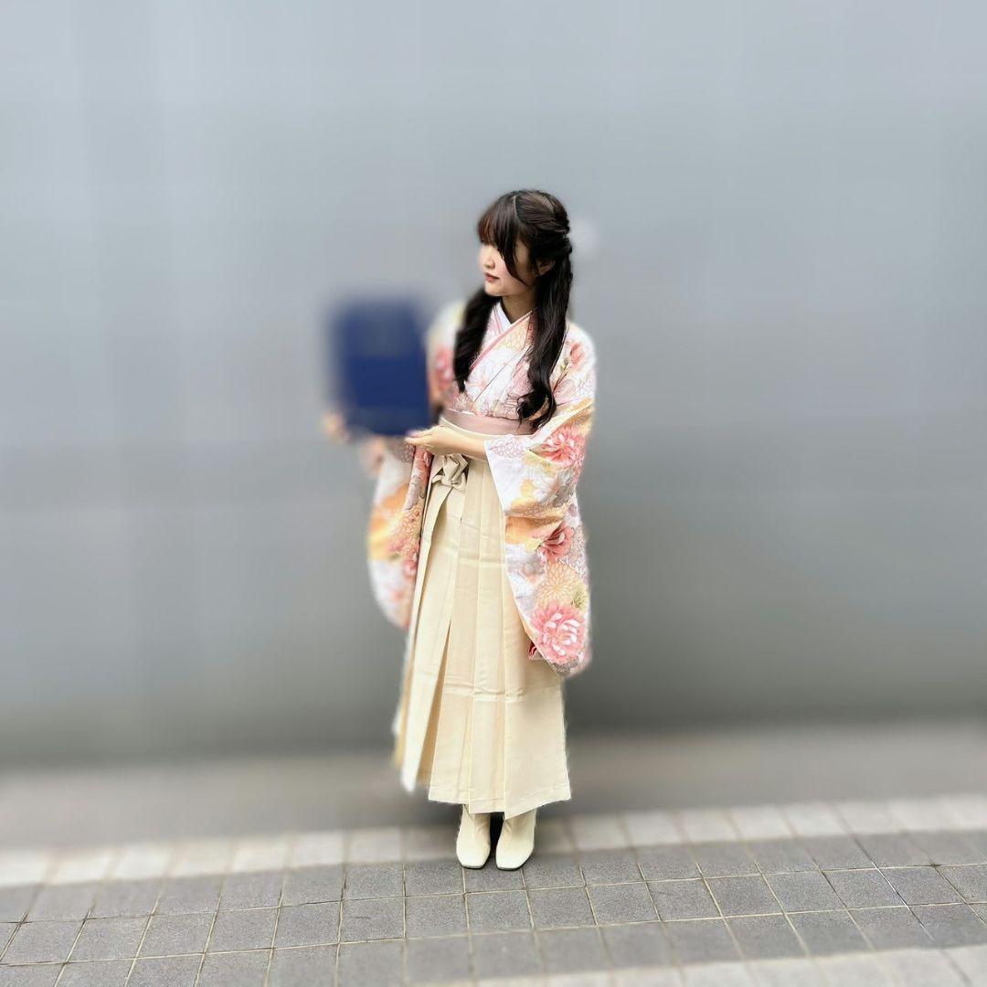 本日限定☆卒業式、袴セット ＋パール衿付き3点 まとめ商品