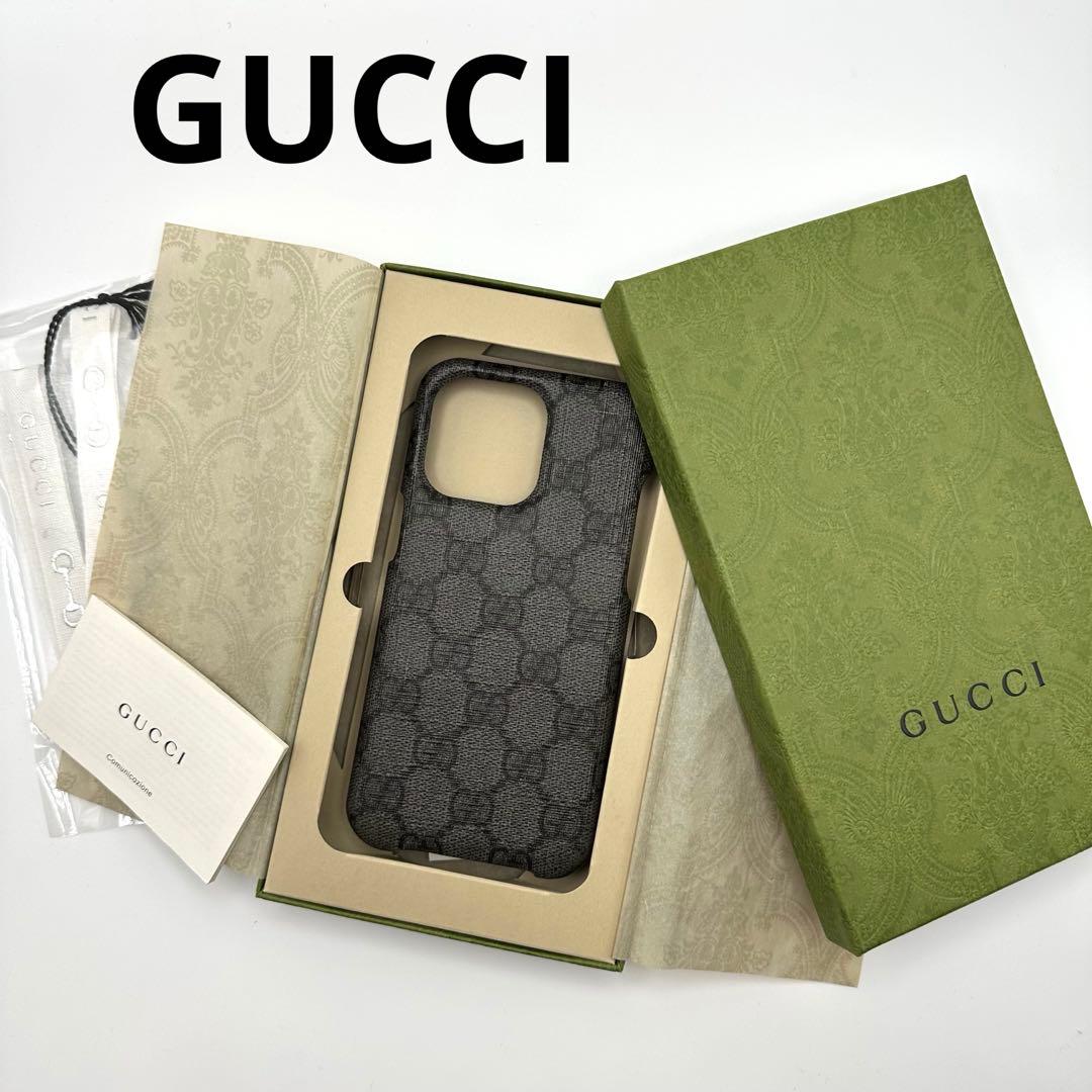 GUCCI グッチ iPhone15 pro max ケース GGスプリーム