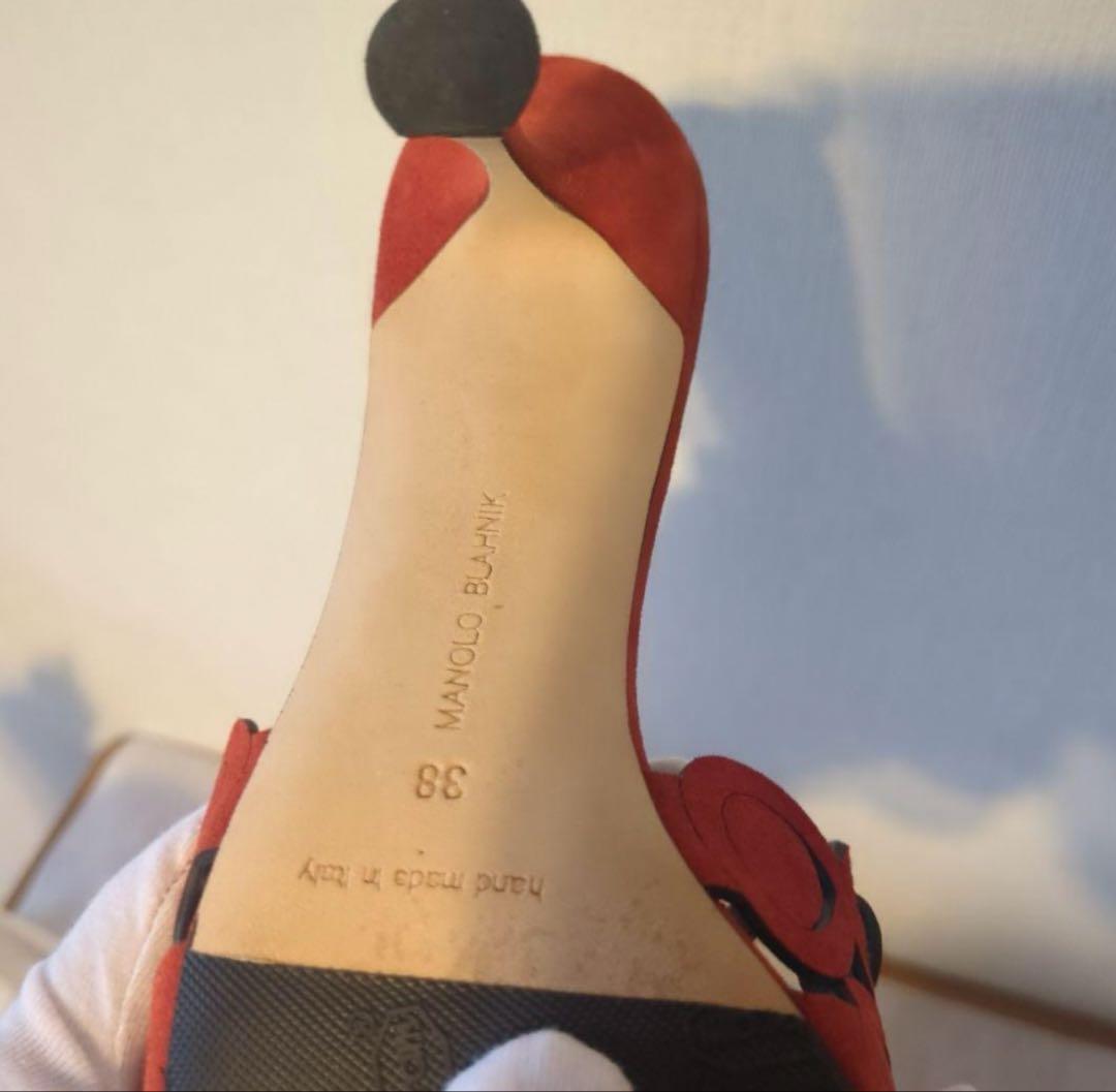 MANOLO BLAHNIK ミュール　38 スエード