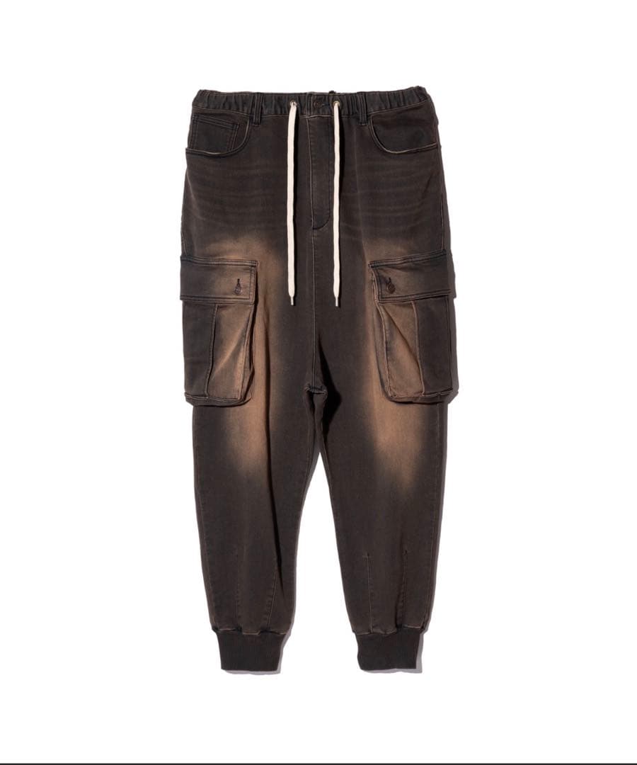 Knit Denim Cargo Pants / ニットデニムカーゴパンツ