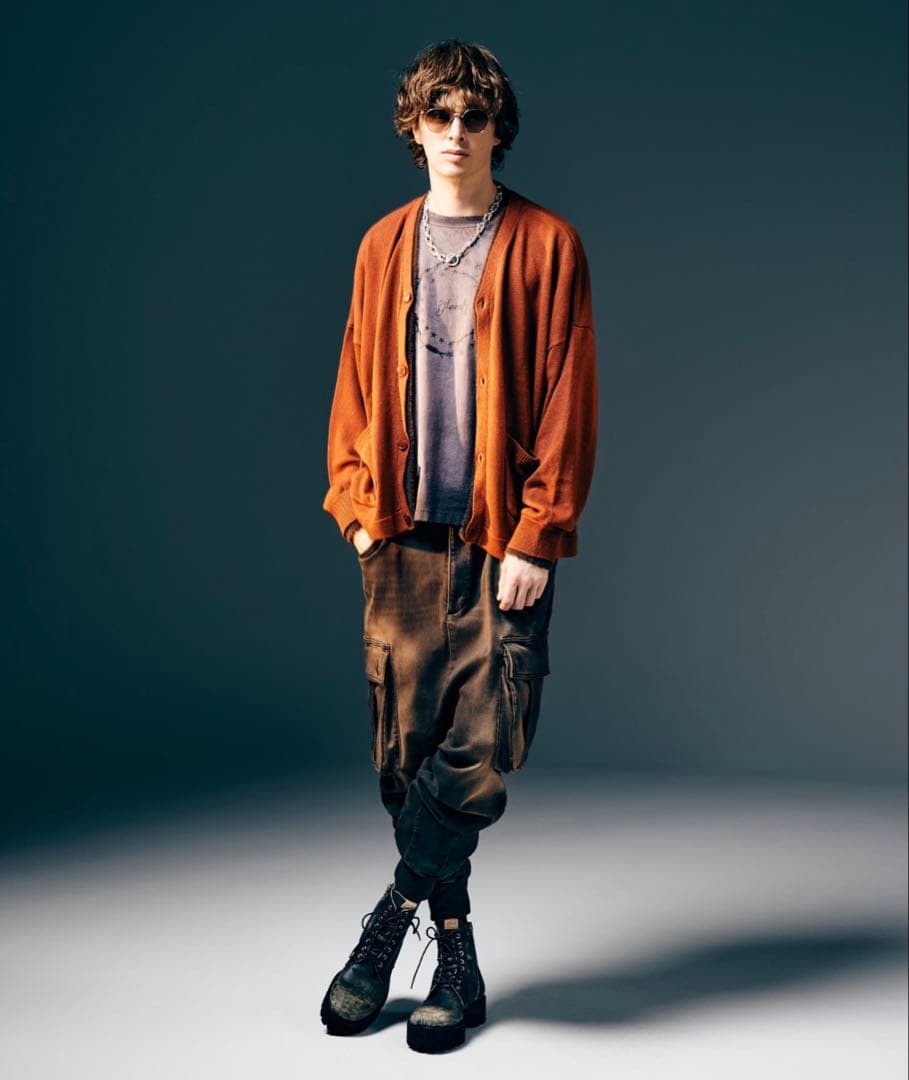 Knit Denim Cargo Pants / ニットデニムカーゴパンツ