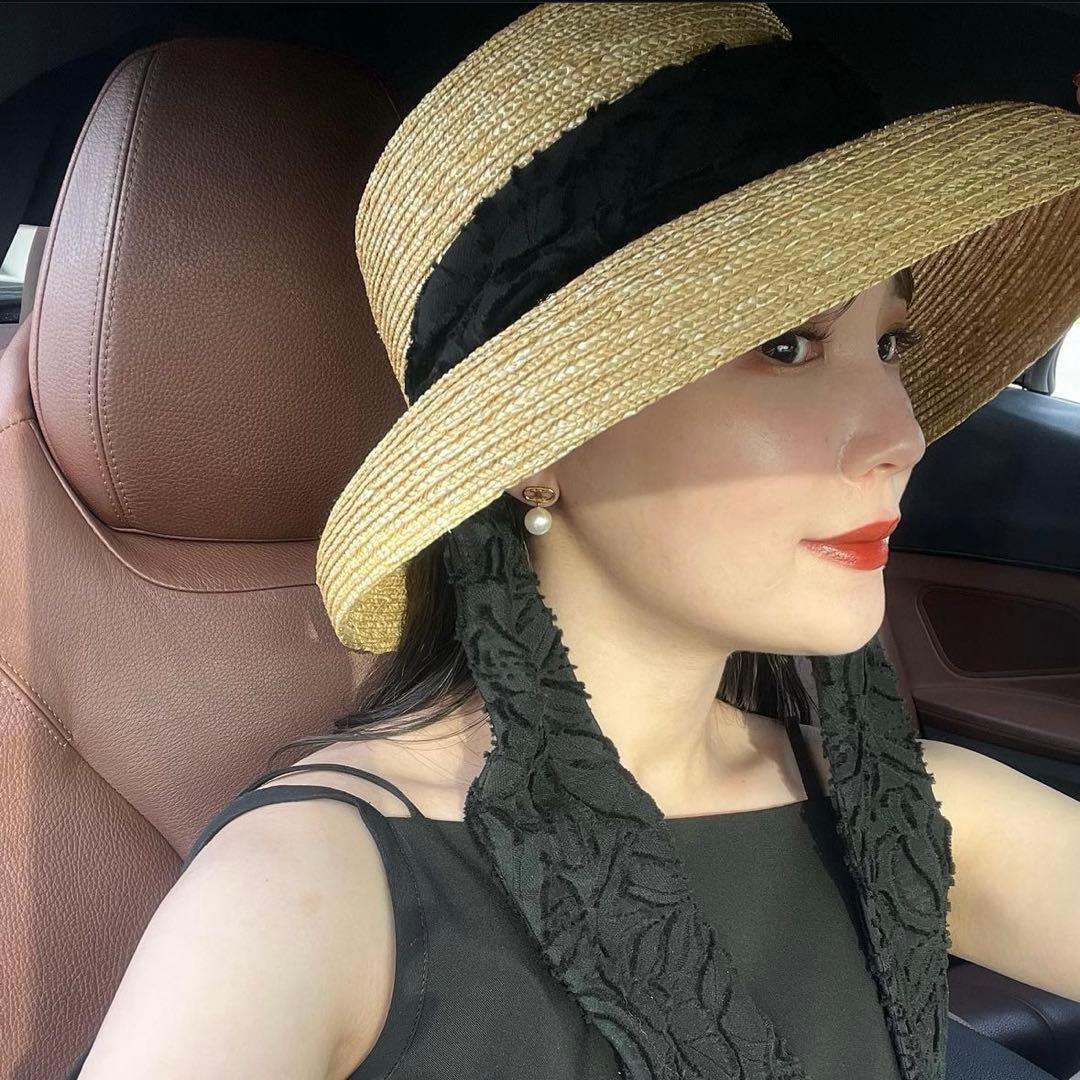 【未使用品】CA4LA x Acka scarf strow hat