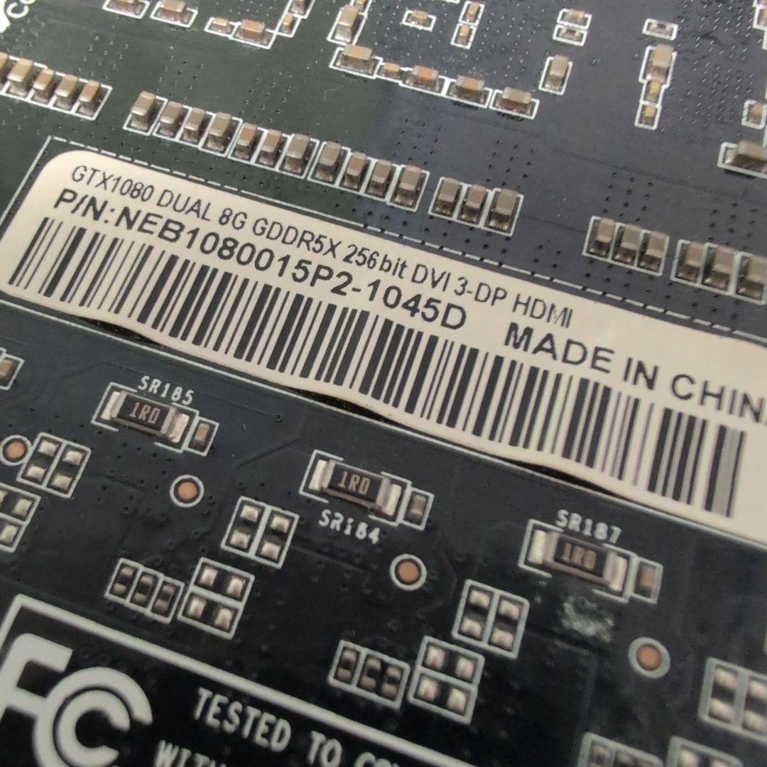 GEFORCE GTX 1080 8GB GDDR5X グラフィックボード