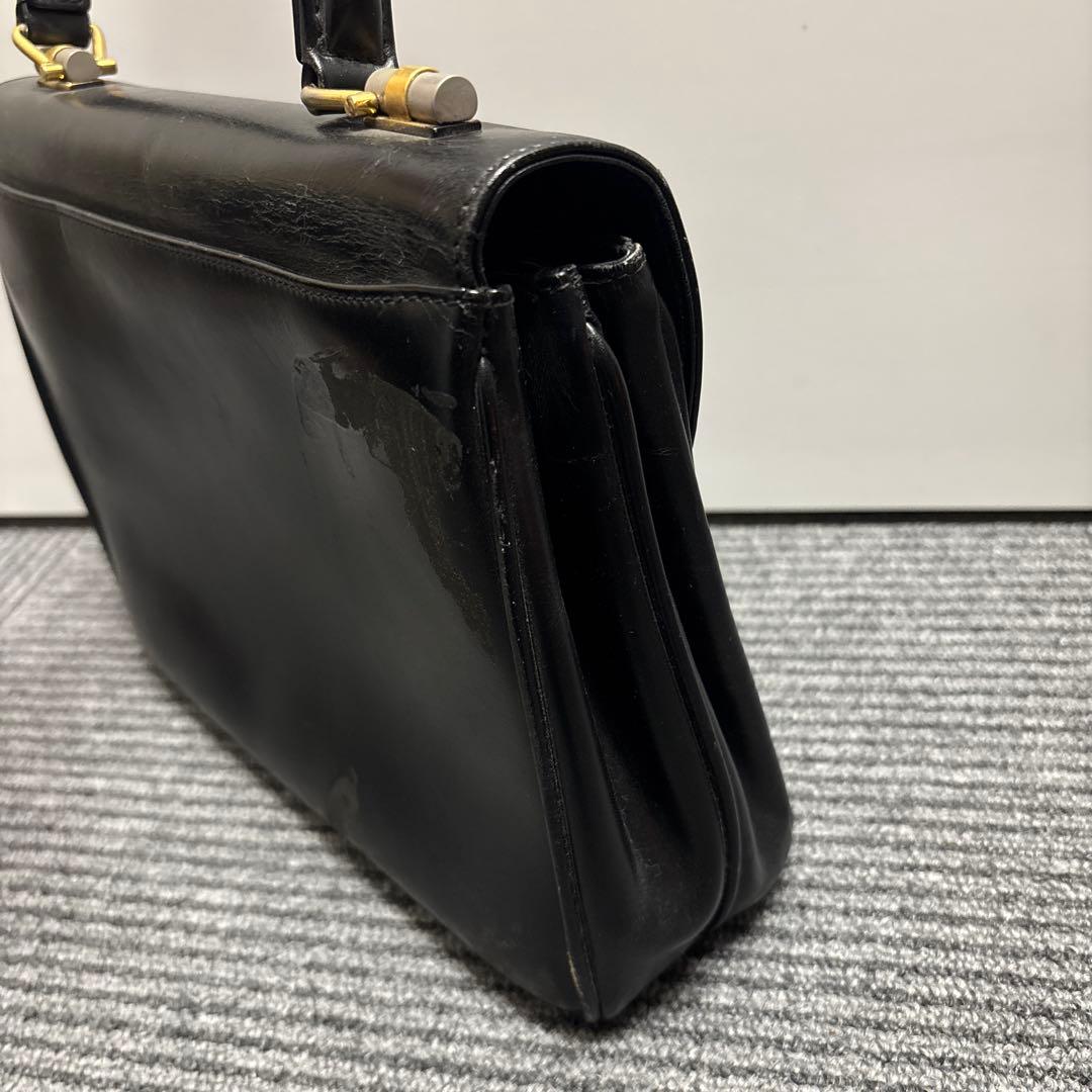 グッチ ヴィンテージ ハンドバッグ ゴールド金具