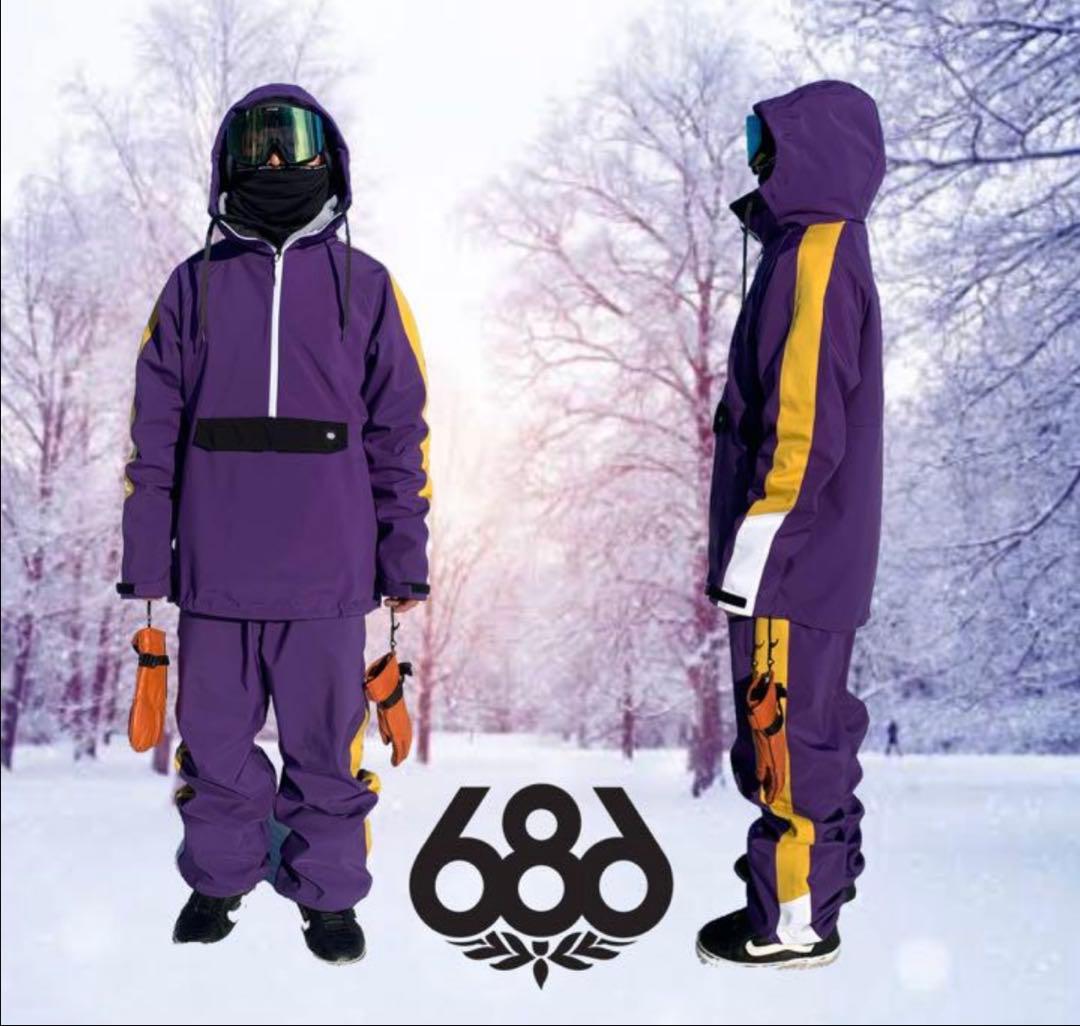 686 スノーボードウェア上下セット女性Mサイズ 2021-2022年モデル