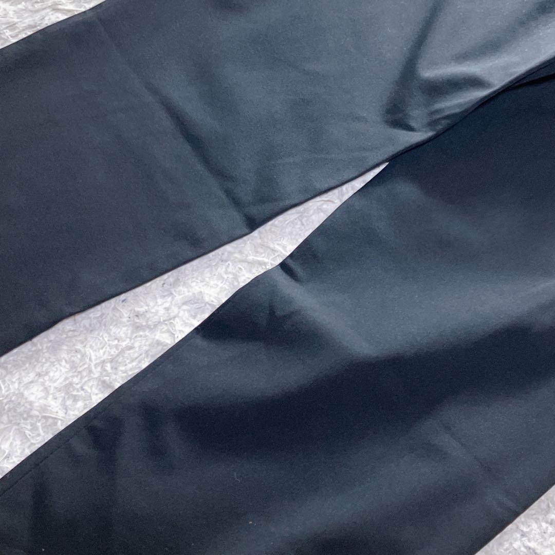 シャネル ストレッチ ロゴ金具 ココ刺繍 美シルエット パンツ ブラック 黒