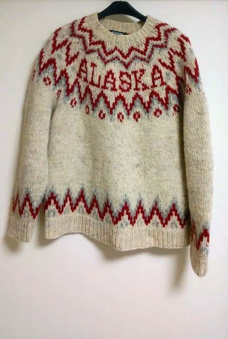 ヒステリックグラマー WARREN SCOTT　ブリティッシュウールセーター