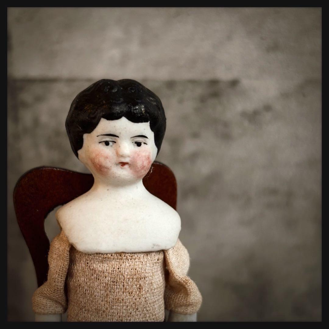 アンティーク 小さなチャイナヘッドドール　 ビスクドール