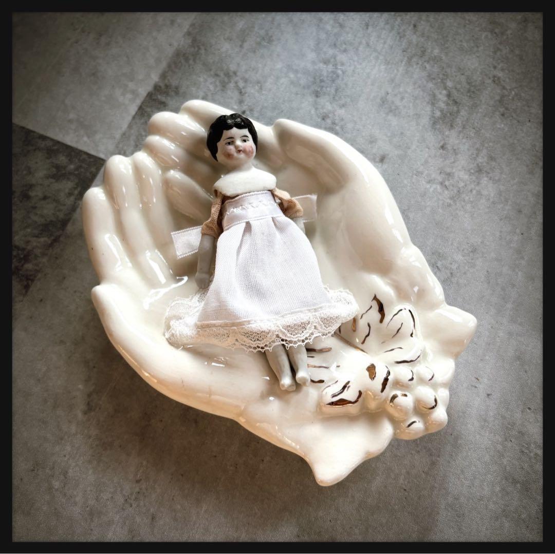 アンティーク 小さなチャイナヘッドドール　 ビスクドール