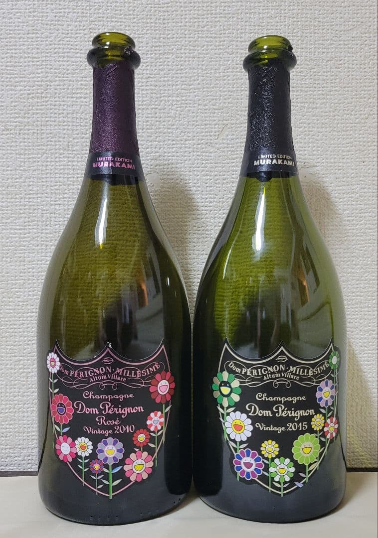 ドン・ペリニョン・ 村上隆コラボボトル白、ロゼ