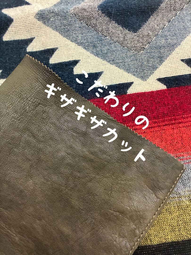 く*⃝様 希少 紙袋ならぬ 革袋 クラッチVer 鹿革 本革 バッグ 手縫いクラ