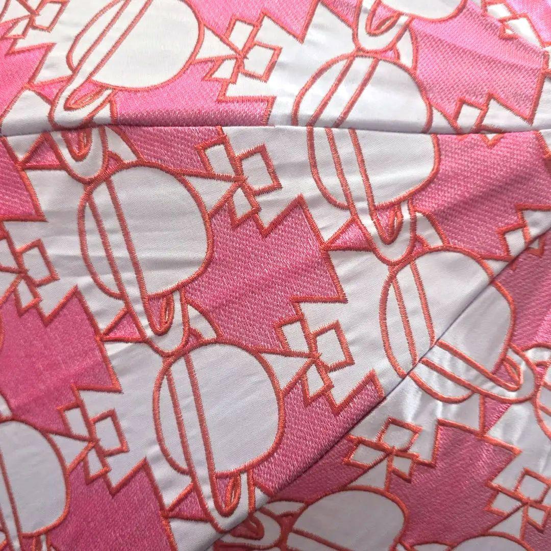 【美品】ヴィヴィアンウエストウッド　日傘　長傘　ピンク系　オーブ総柄