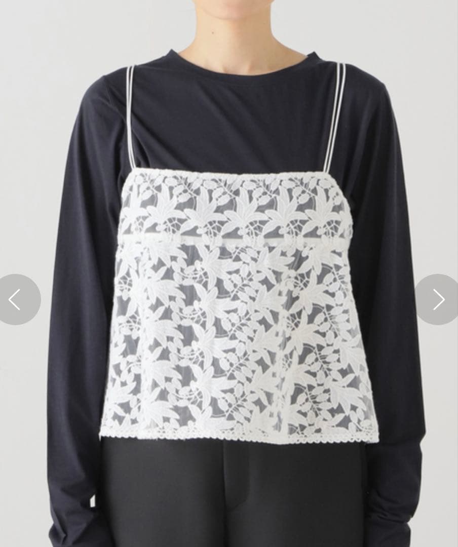 IENA レースショートキャミソール　イエナ