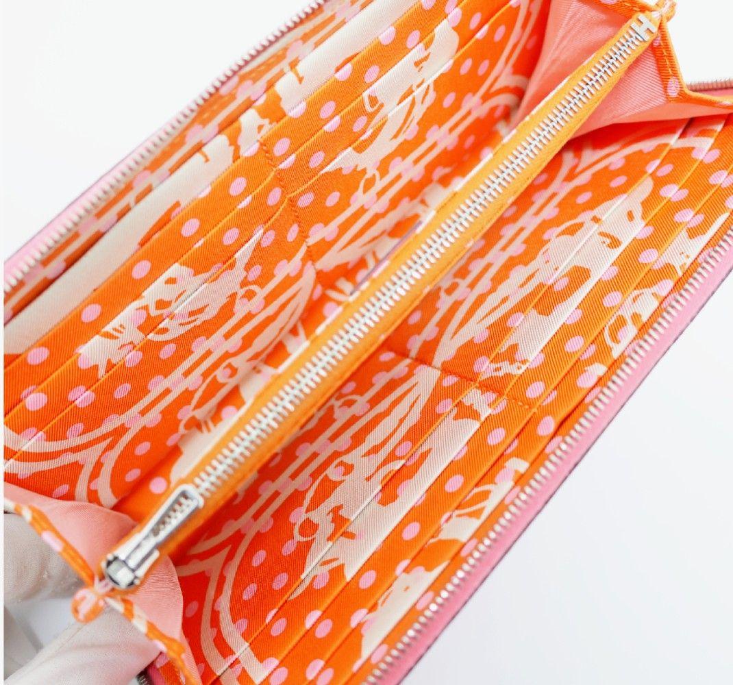 HERMES　エルメス　アザップ　シルクイン　長財布　美品