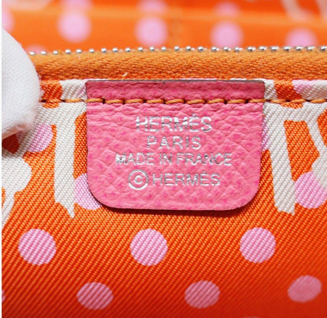 HERMES　エルメス　アザップ　シルクイン　長財布　美品