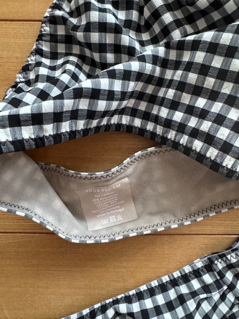 Soor Ploom 水着 Cleo Swim Set Gingham 4y