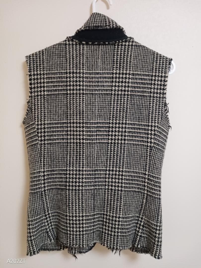 SOL★トリココムデギャルソンCOMME・ツィードベスト・M・チェック