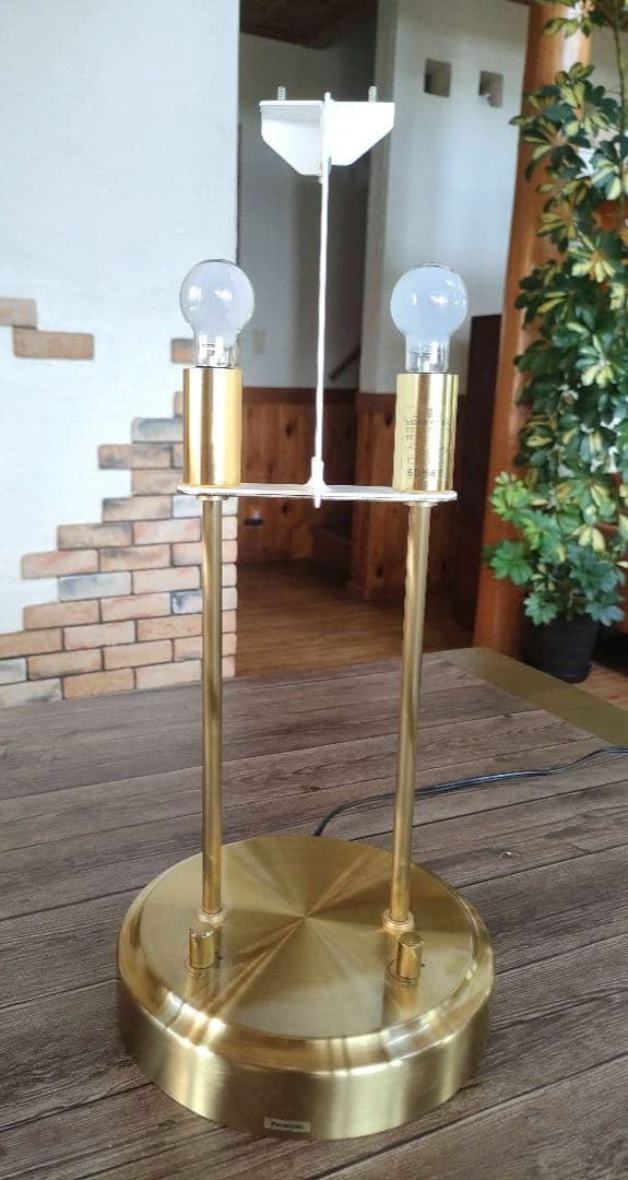 希少　パナソニック　Wテーブルライト　ベッドサイドライト　レトロ　ホテル　調光