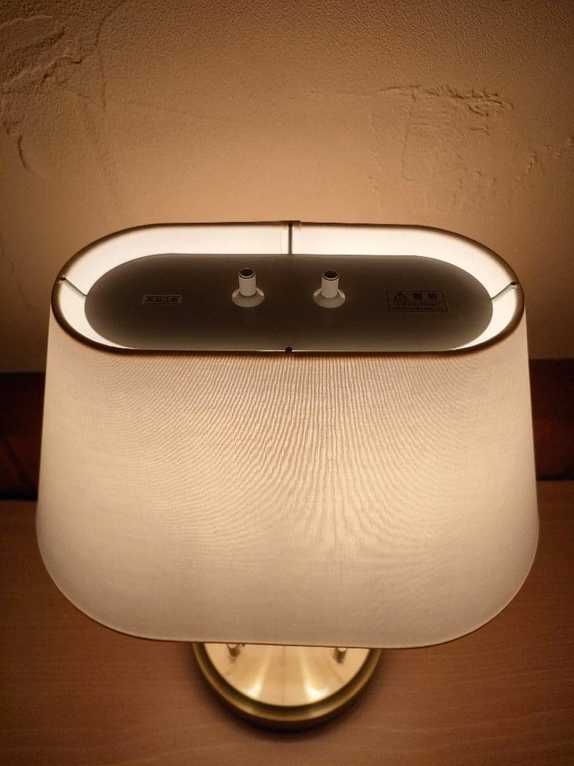 希少　パナソニック　Wテーブルライト　ベッドサイドライト　レトロ　ホテル　調光