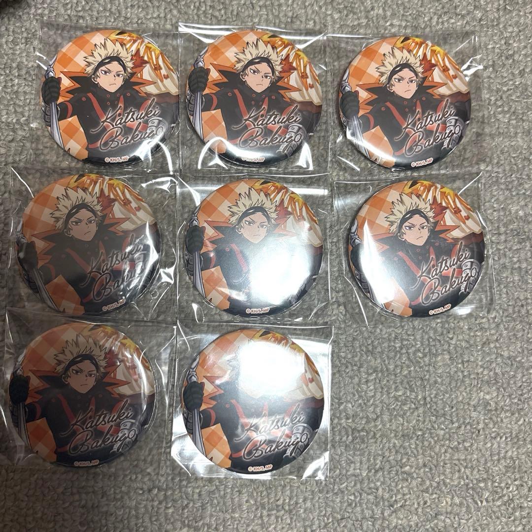 爆豪勝己　カップケーキ　缶バッジ　ノーマル　8点　オープンスクール