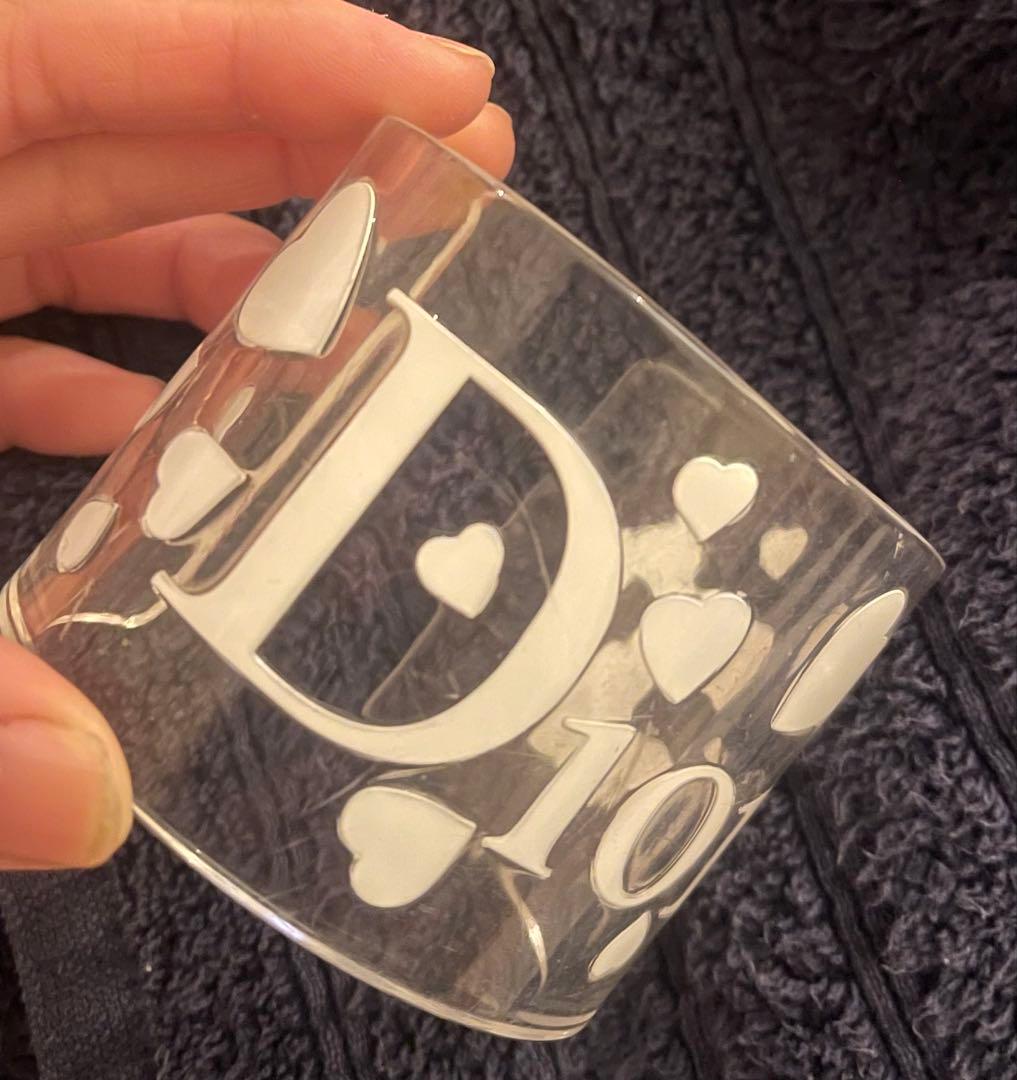 Dior ハート模様 クリアバングル