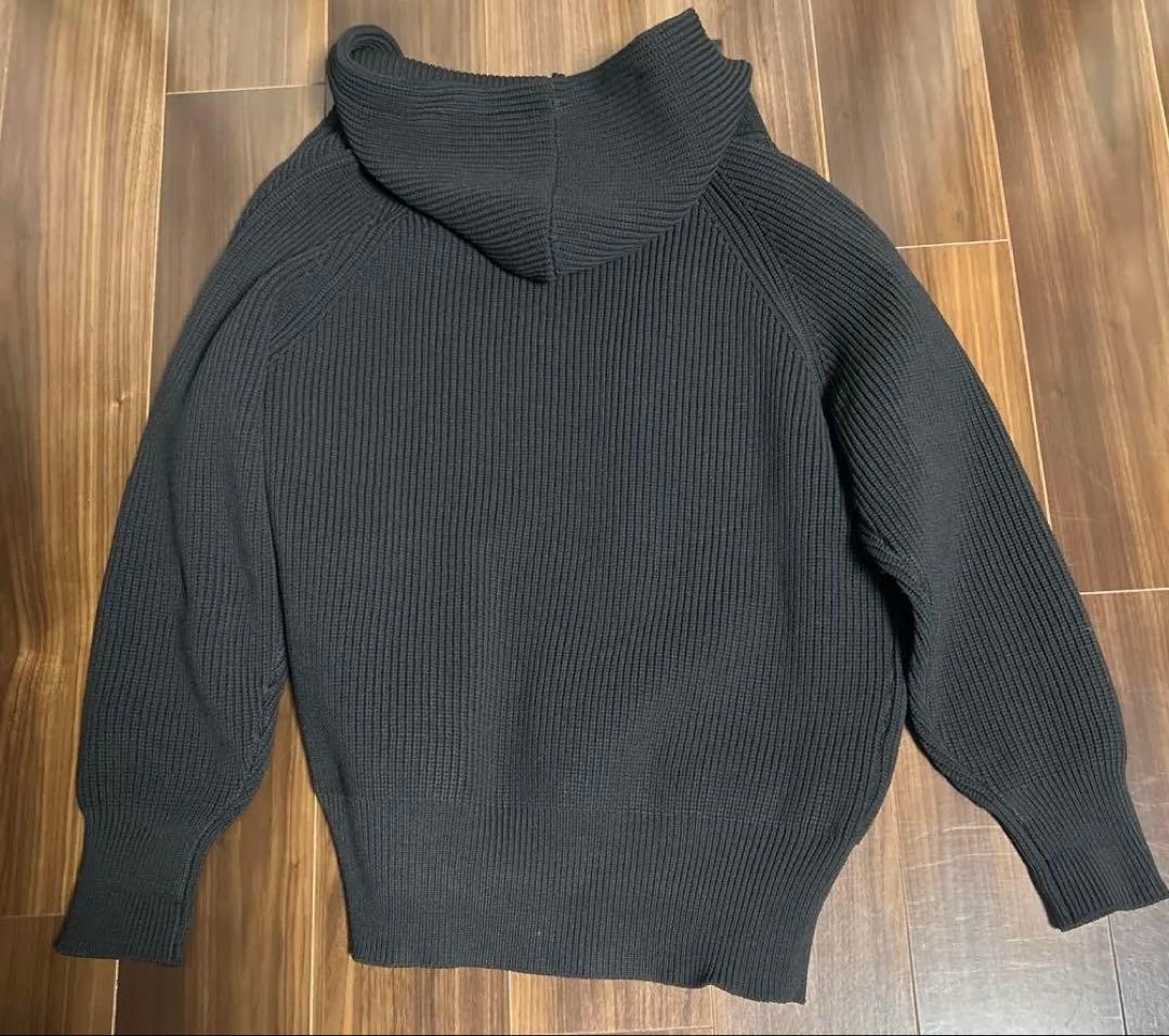 leliil ハイテク畦フーディー 黒