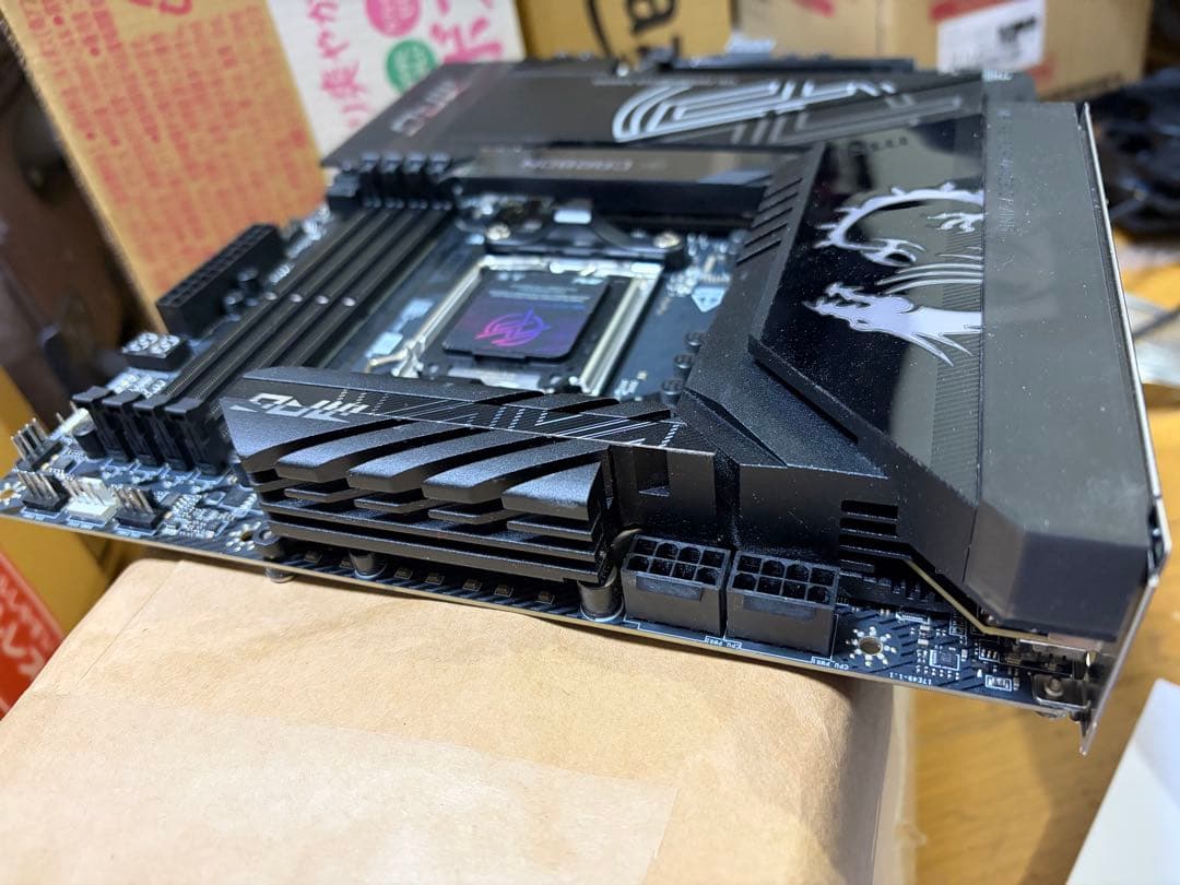 【美品】　MSI X870E CARBON納品書付き
