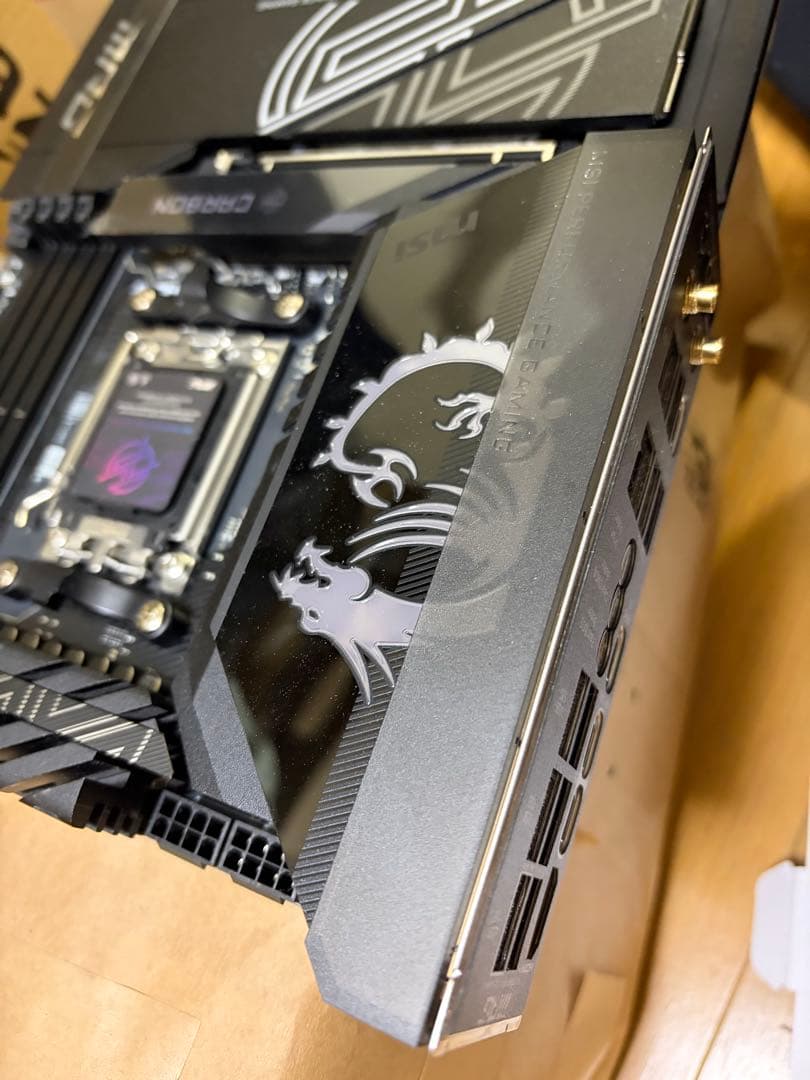 【美品】　MSI X870E CARBON納品書付き